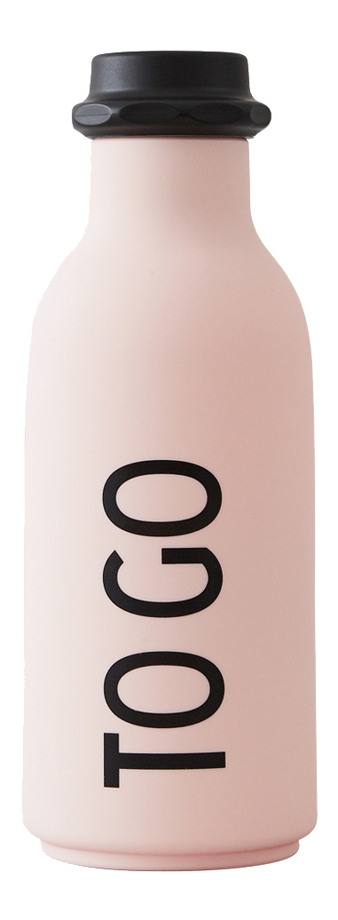 TO GO Wasserflasche rosa (matt)