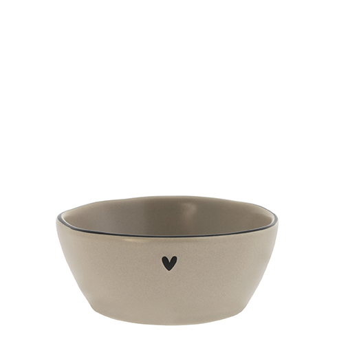 Schälchen "Herz" (klein) (beige)