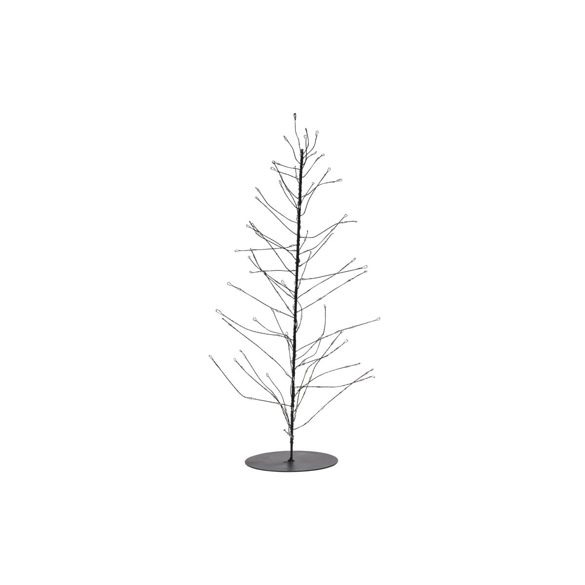 Weihnachtsbaum "Glow" (schwarz) (45 cm)