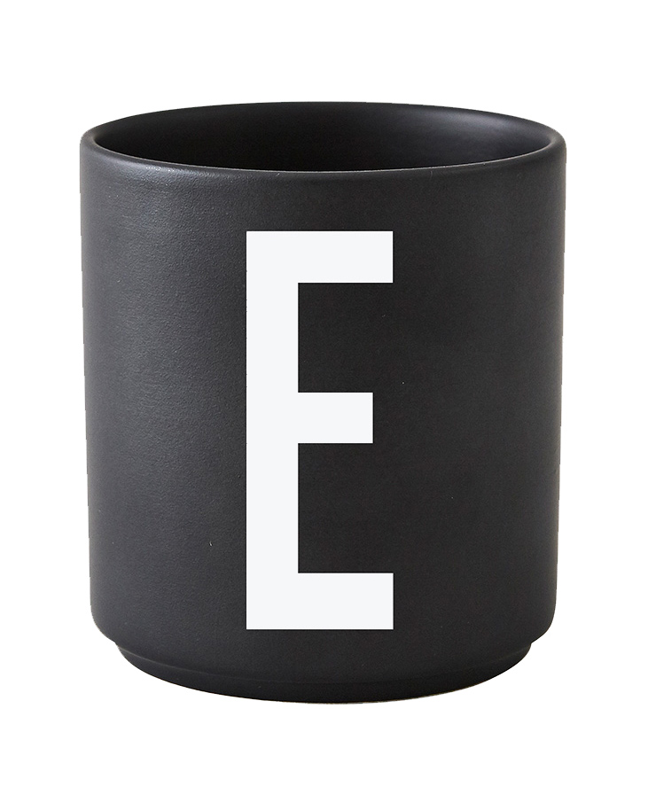 Black Cup "E" (Porzellan)
