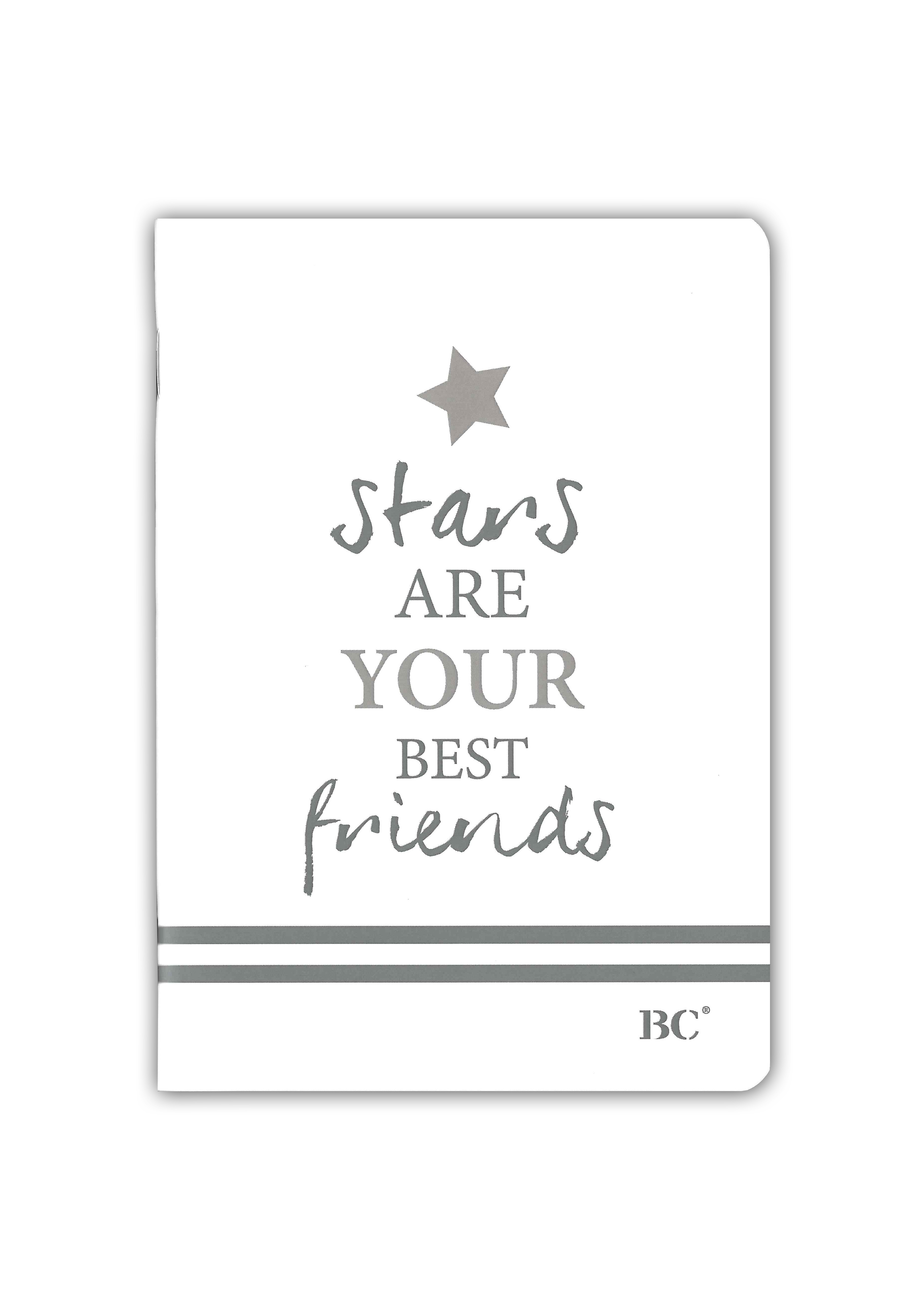 Notizbuch A6 "stars are your best friends"