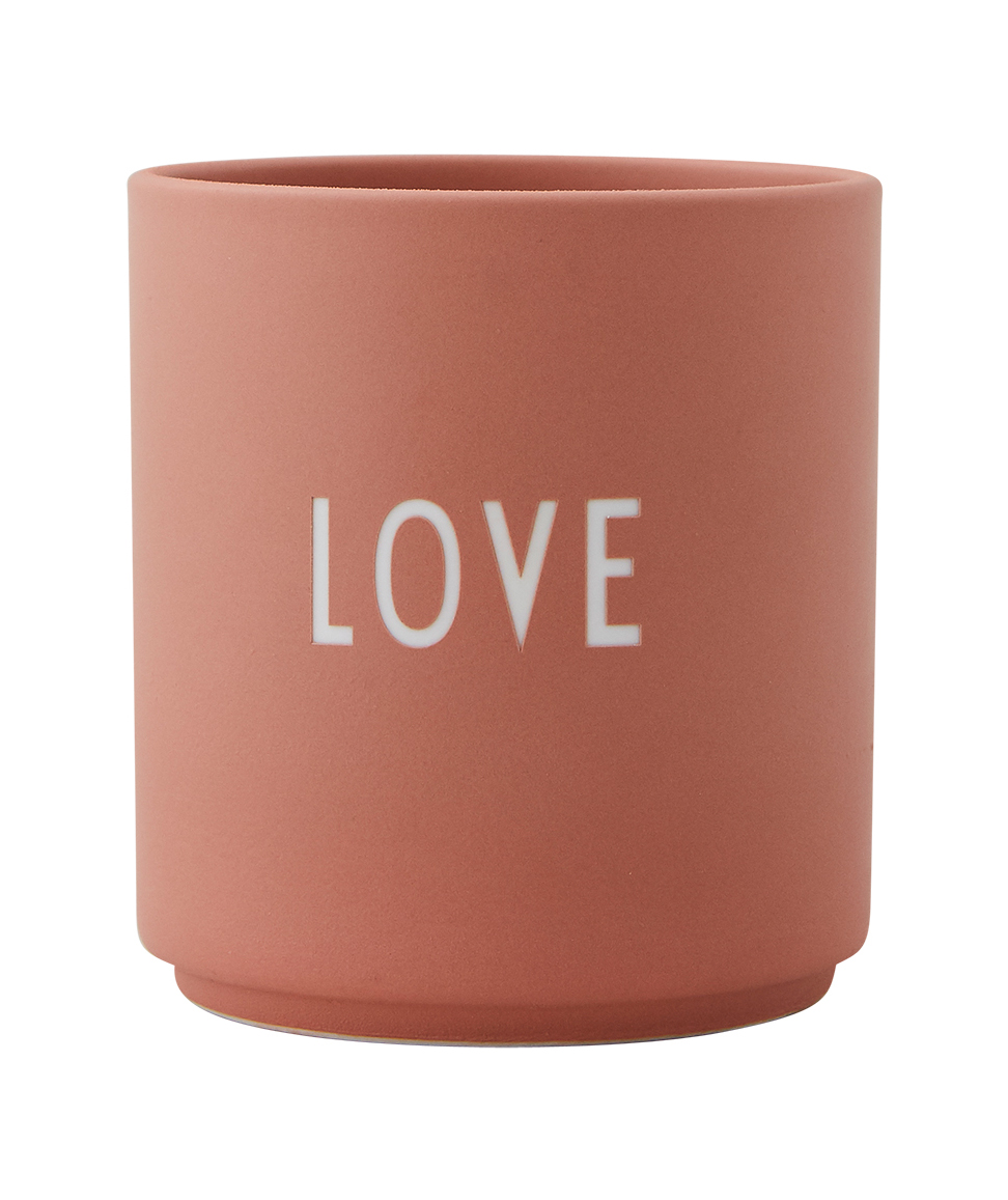Favourite Cup "Love" (terrakottapink)