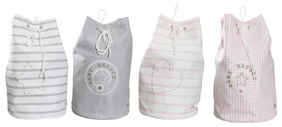 Baby Bag "Baby Basics" rosa/weiß