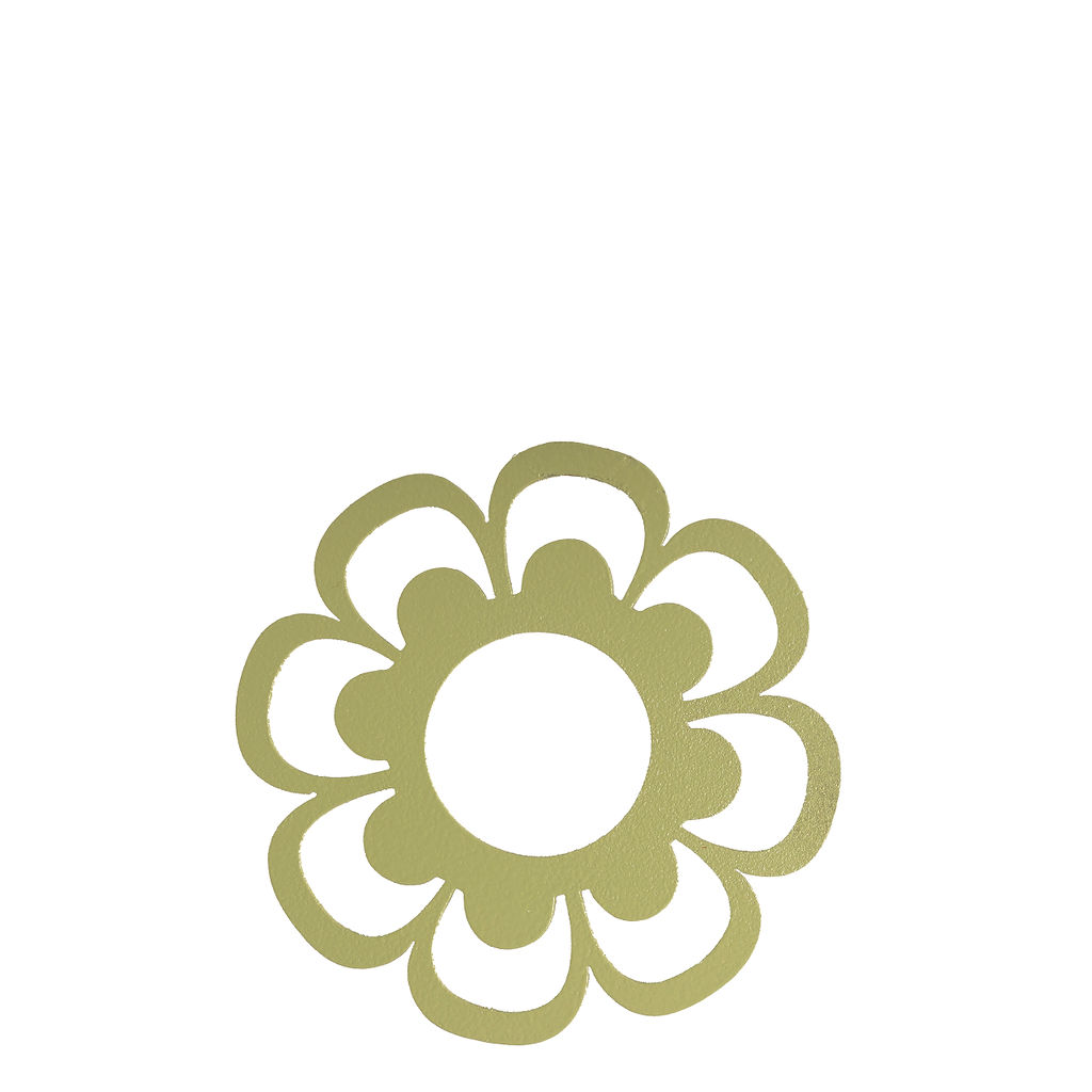 Kerzenhalter Manschette "Ljusdala" Blume (grün)