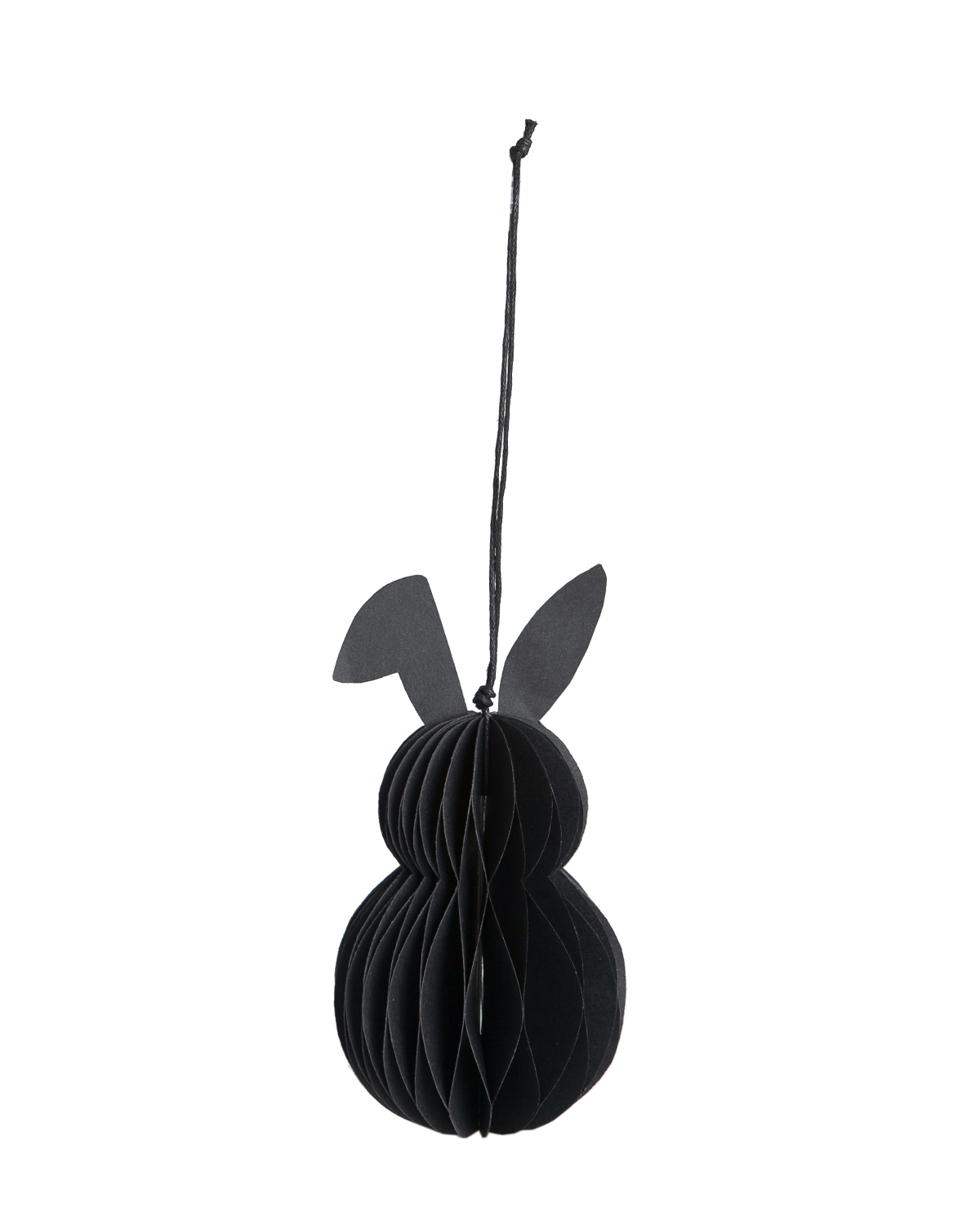 Papierhase "Hilma" (schwarz)