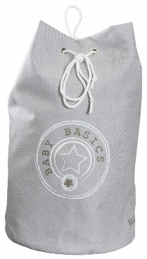 Baby Bag "Baby Basics" grau/weiß