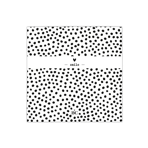 Papierservietten "Punkte/smile" (klein) (20 Stück)