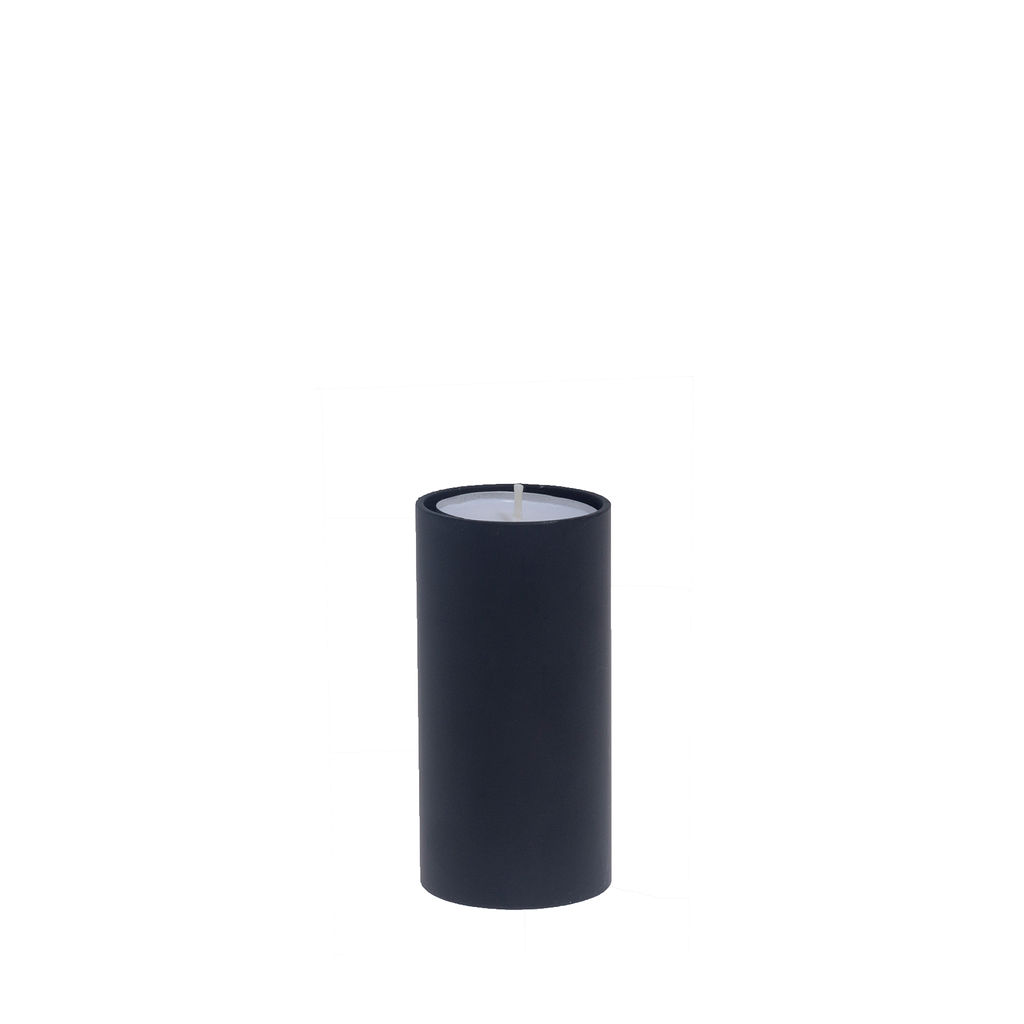 Kerzenhalter "Fleninge" L (unregelmäßige Struktur) (schwarz)