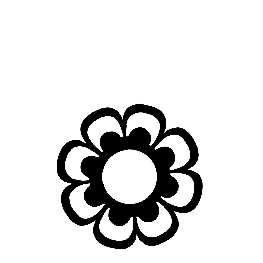 Kerzenhalter Manschette "Ljusdala" Blume (schwarz)
