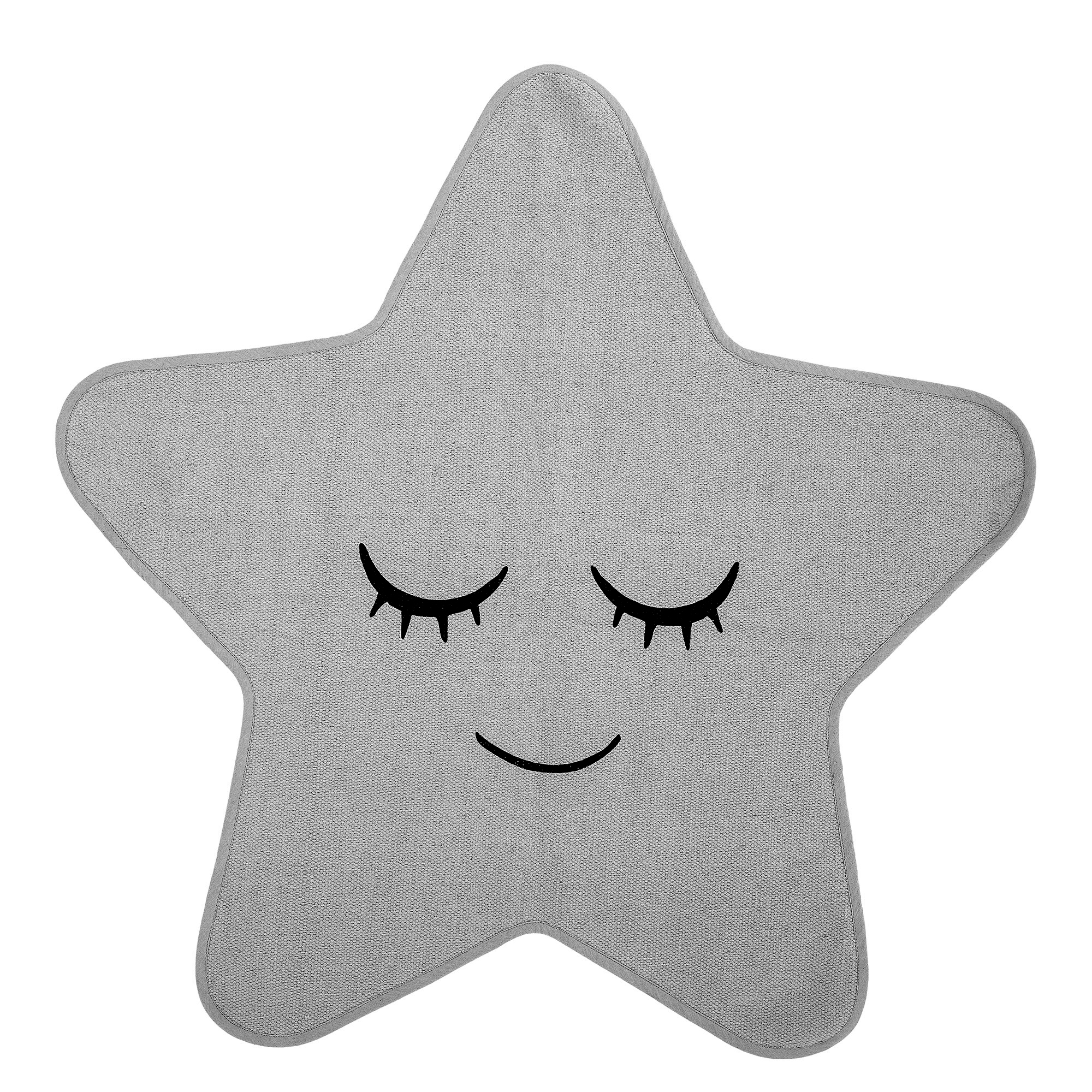 Teppich "Stern mit Gesicht" (grau)