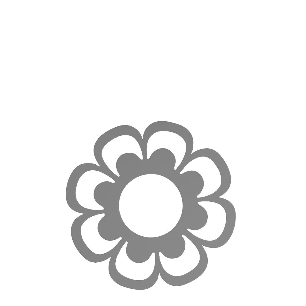 Kerzenhalter Manschette "Ljusdala" Blume (grau)