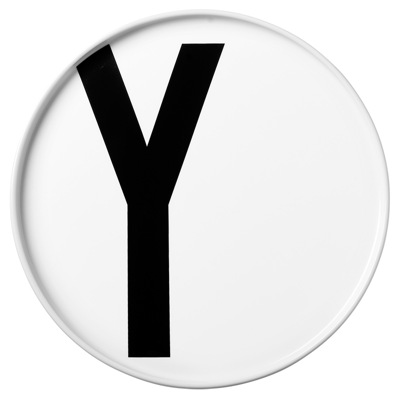 Teller "Y" (Porzellan)
