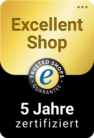 Auszeichnung für farbverliebt-Shop: Trusted Shops Excellent Shop Award