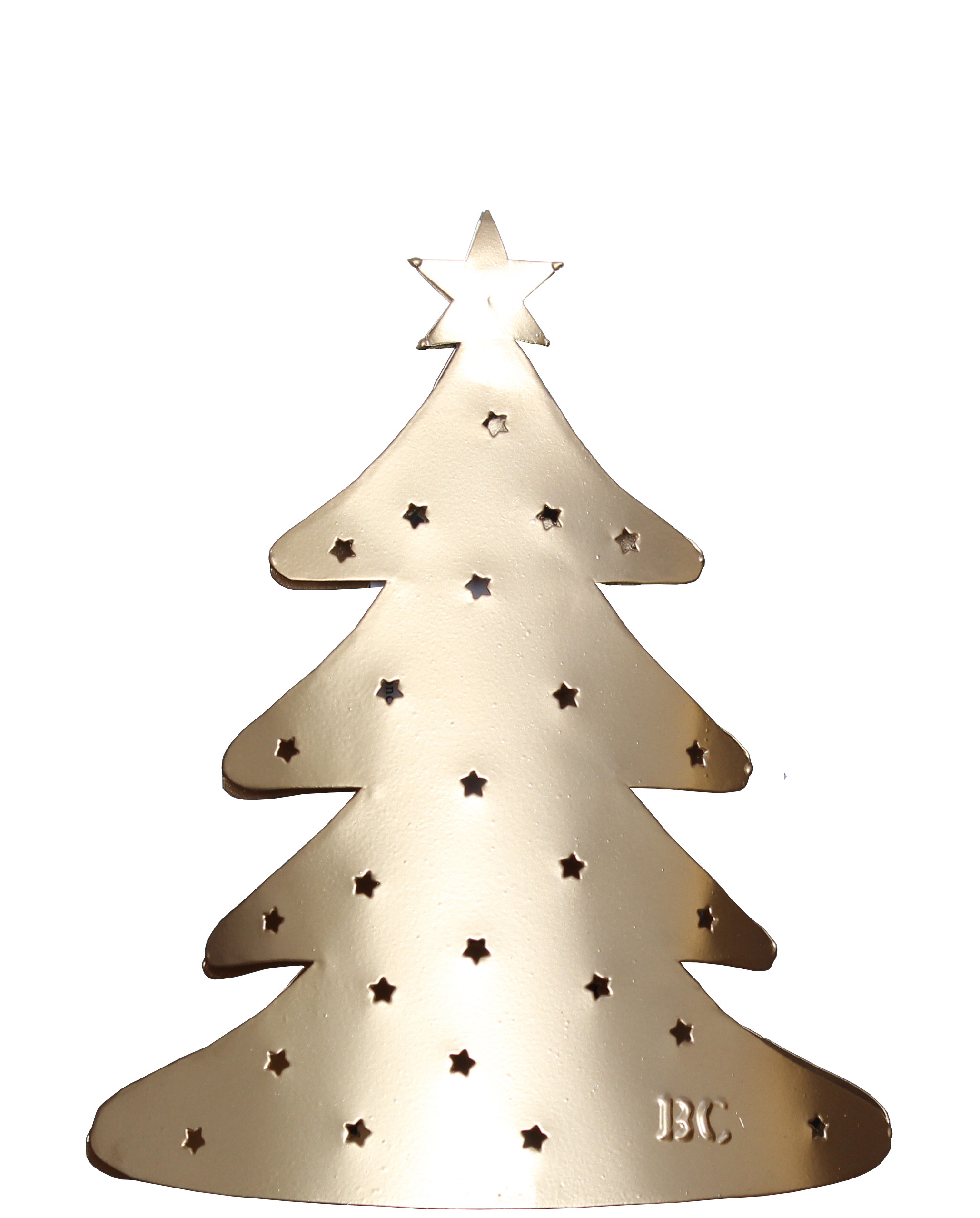 Teelichthalter "Tree" gold klein