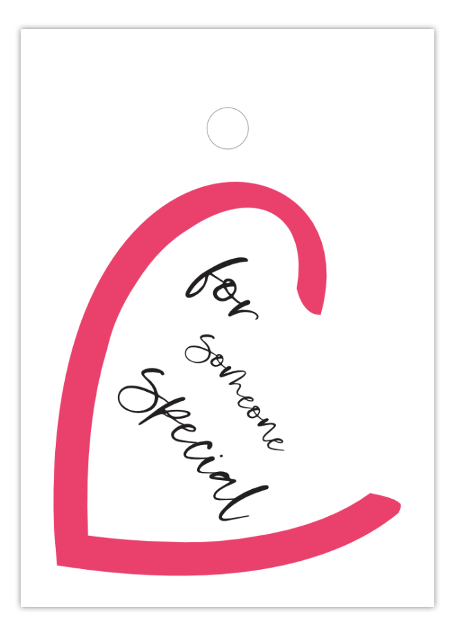 Geschenkanhänger "for someone special" (10 Stück)