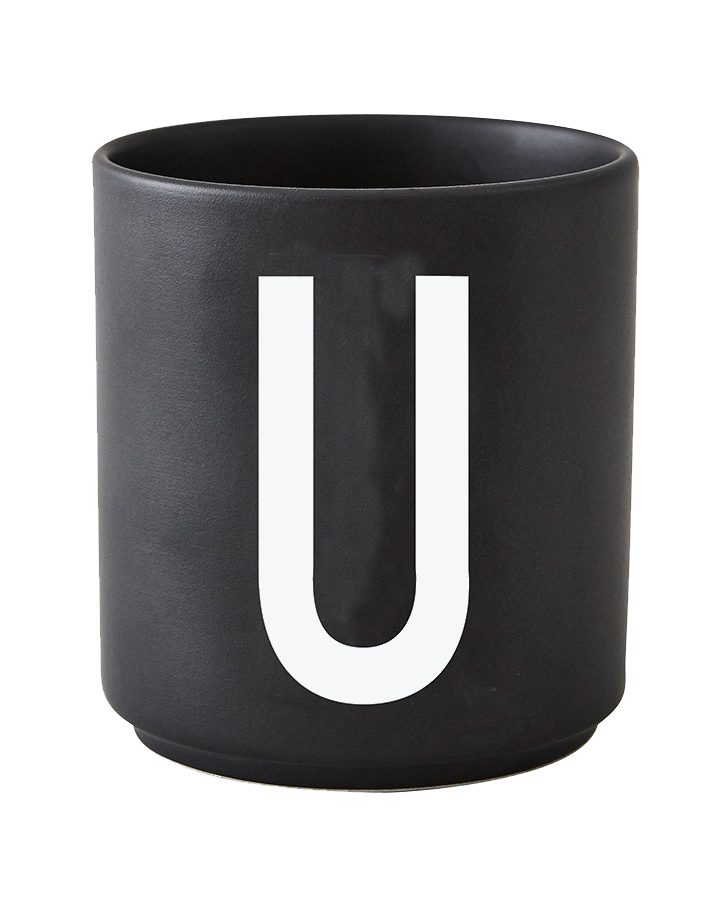 Black Cup "U" (Porzellan)