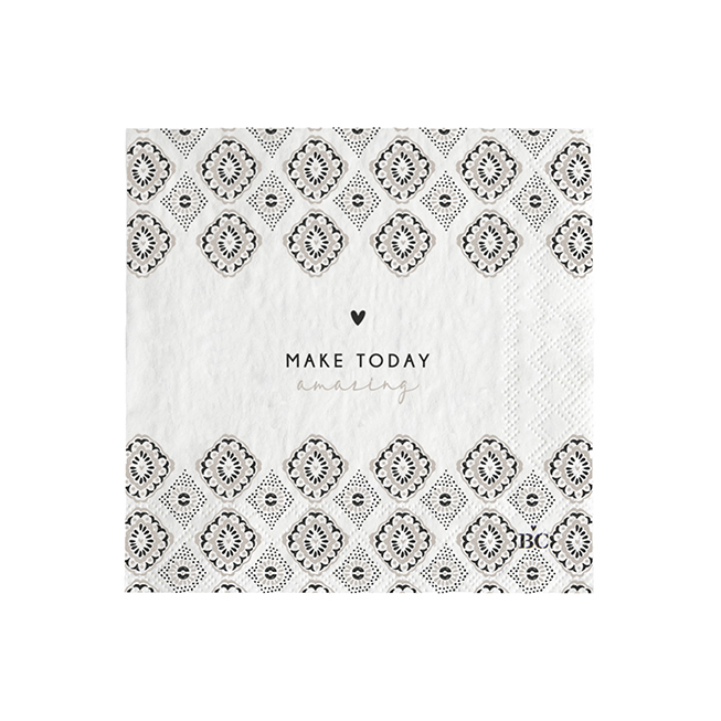 Papierservietten "Make Today Amazing" (20 Stück)
