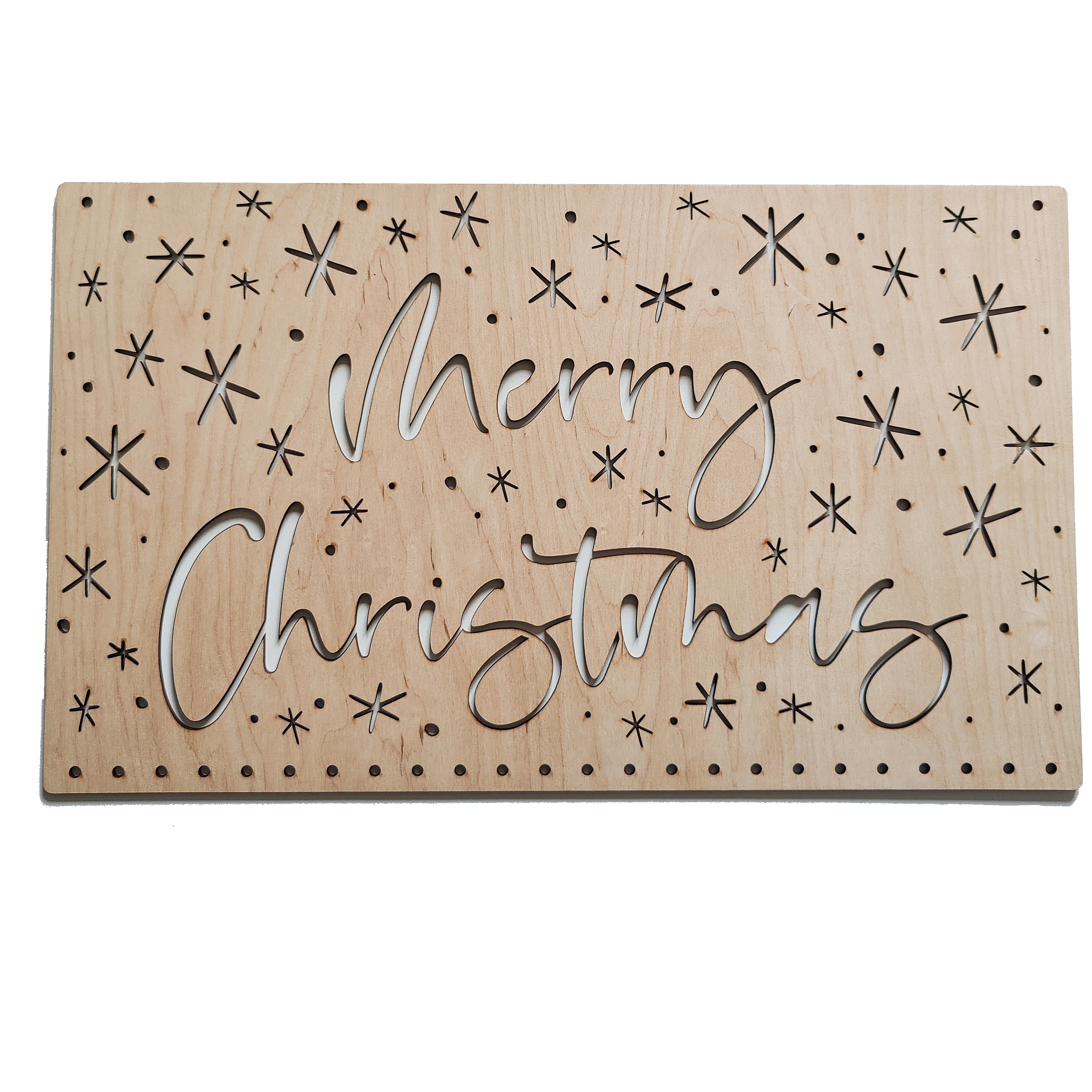 Adventskalender Board "Merry Christmas" (Holz)