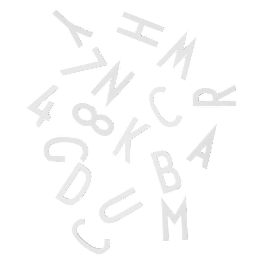BIG Letter Box mit großen Buchstaben (50 mm) weiß (159 teilig)