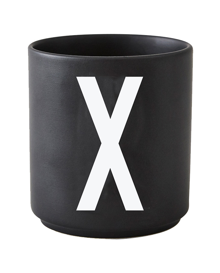 Black Cup "X" (Porzellan)