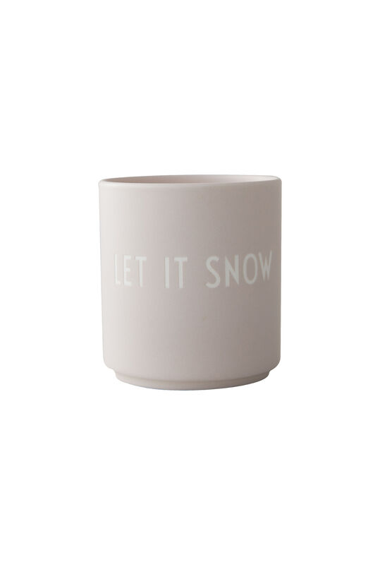 Favourite Cup "let it snow" (pastell beige)