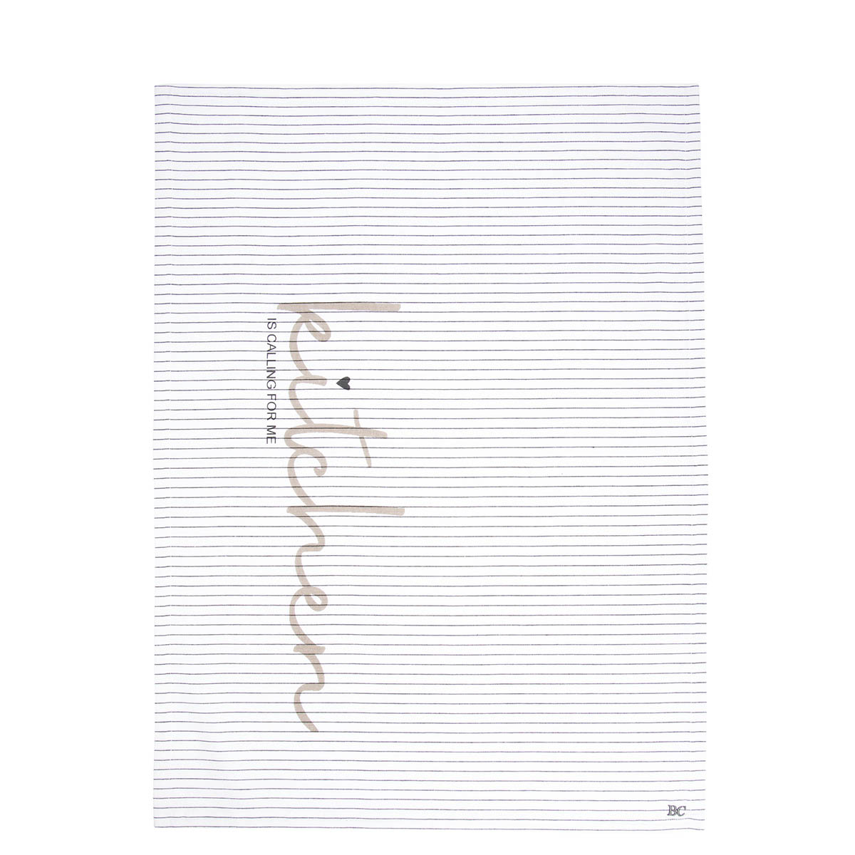 Bastion_Collection_Geschirrtuch_Streifen_kitchen-is-calling-for-me_beige_schwarz_AN-TOWEL-022-B Geschirrtuch "Streifen - kitchen is calling for me" (schwarz / beige)