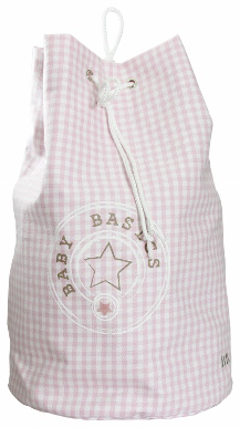 Baby Bag "Baby Basics" rosa/weiß
