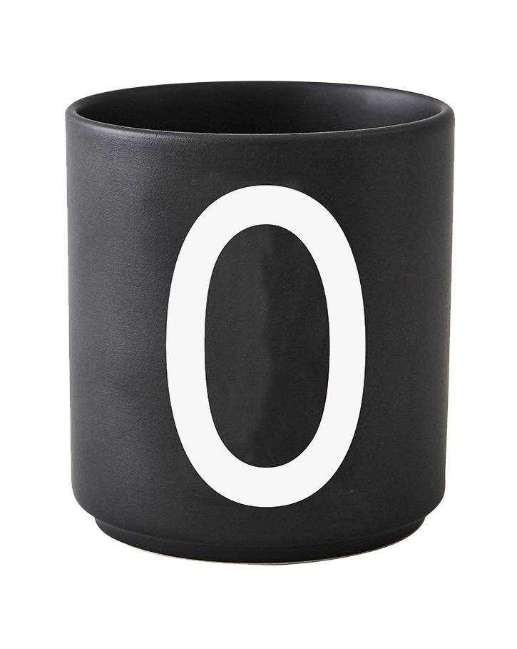Black Cup "O" (Porzellan)