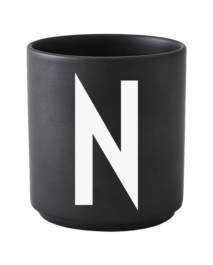 Black Cup "N" (Porzellan)