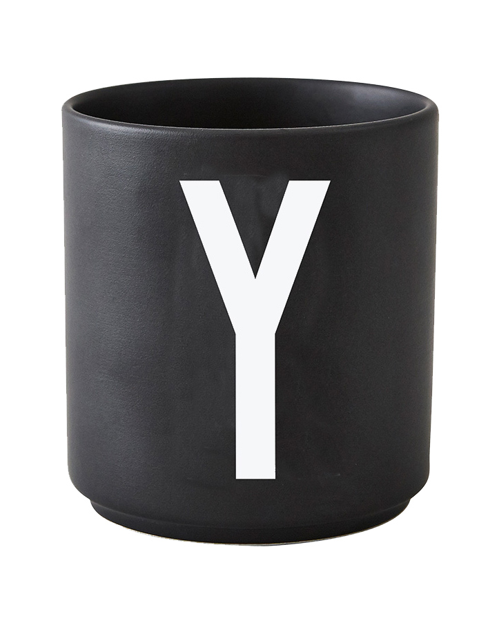 Black Cup "Y" (Porzellan)