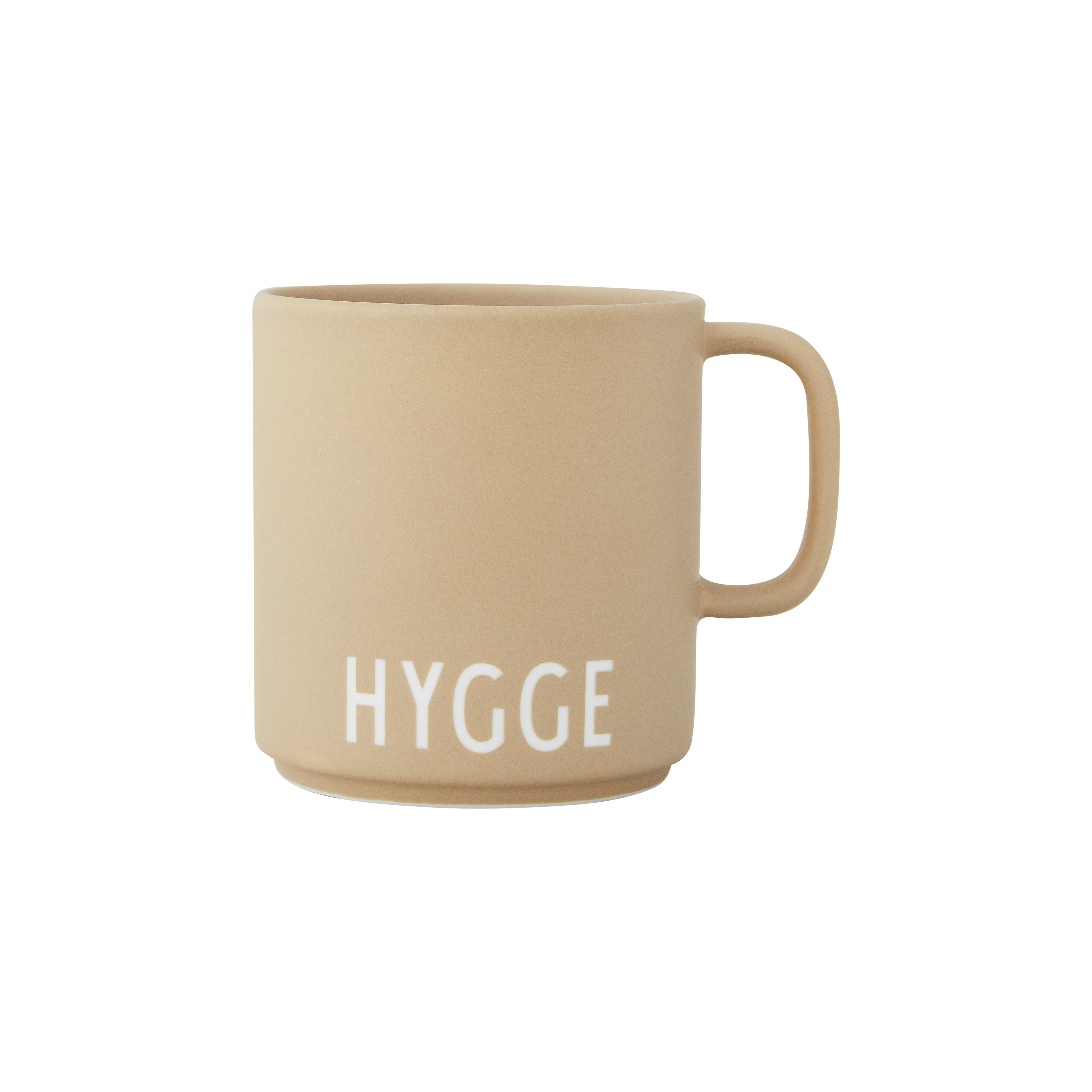 Favourite Cup with handle "HYGGE" (beige)