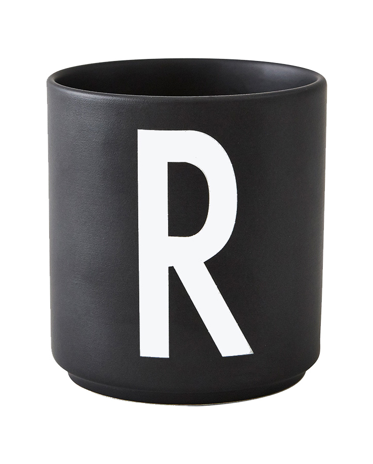 Black Cup "R" (Porzellan)