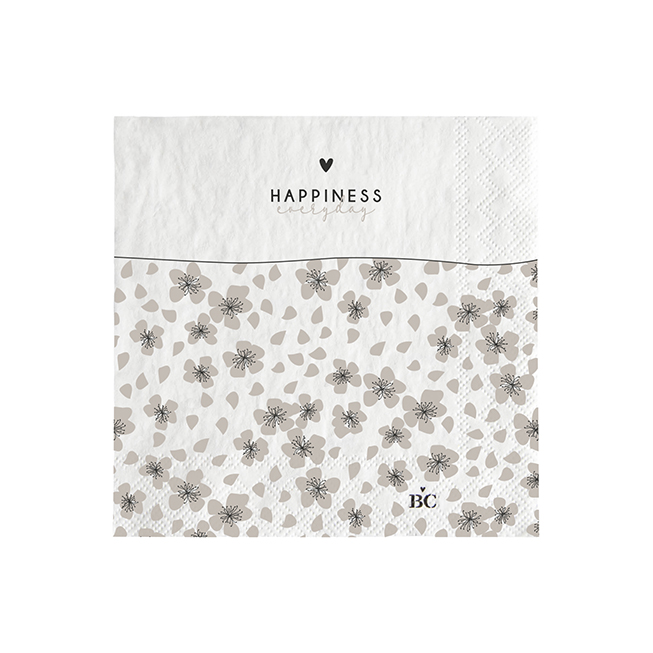 Papierservietten "Happiness Everyday" (20 Stück)