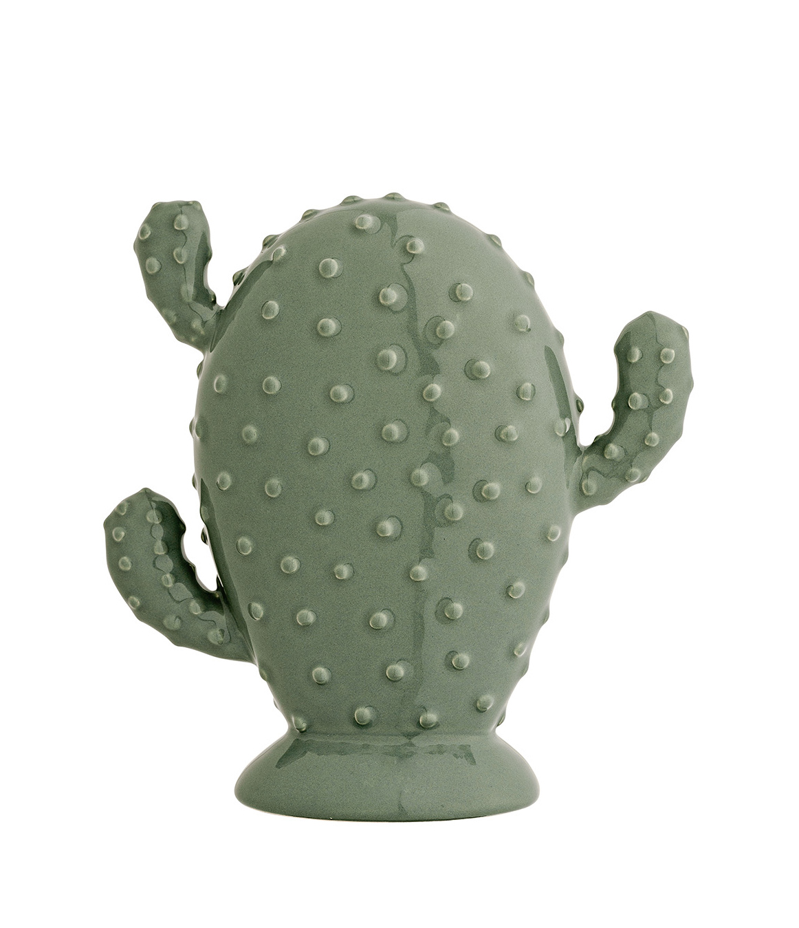 Kaktus II grün (Steingut)