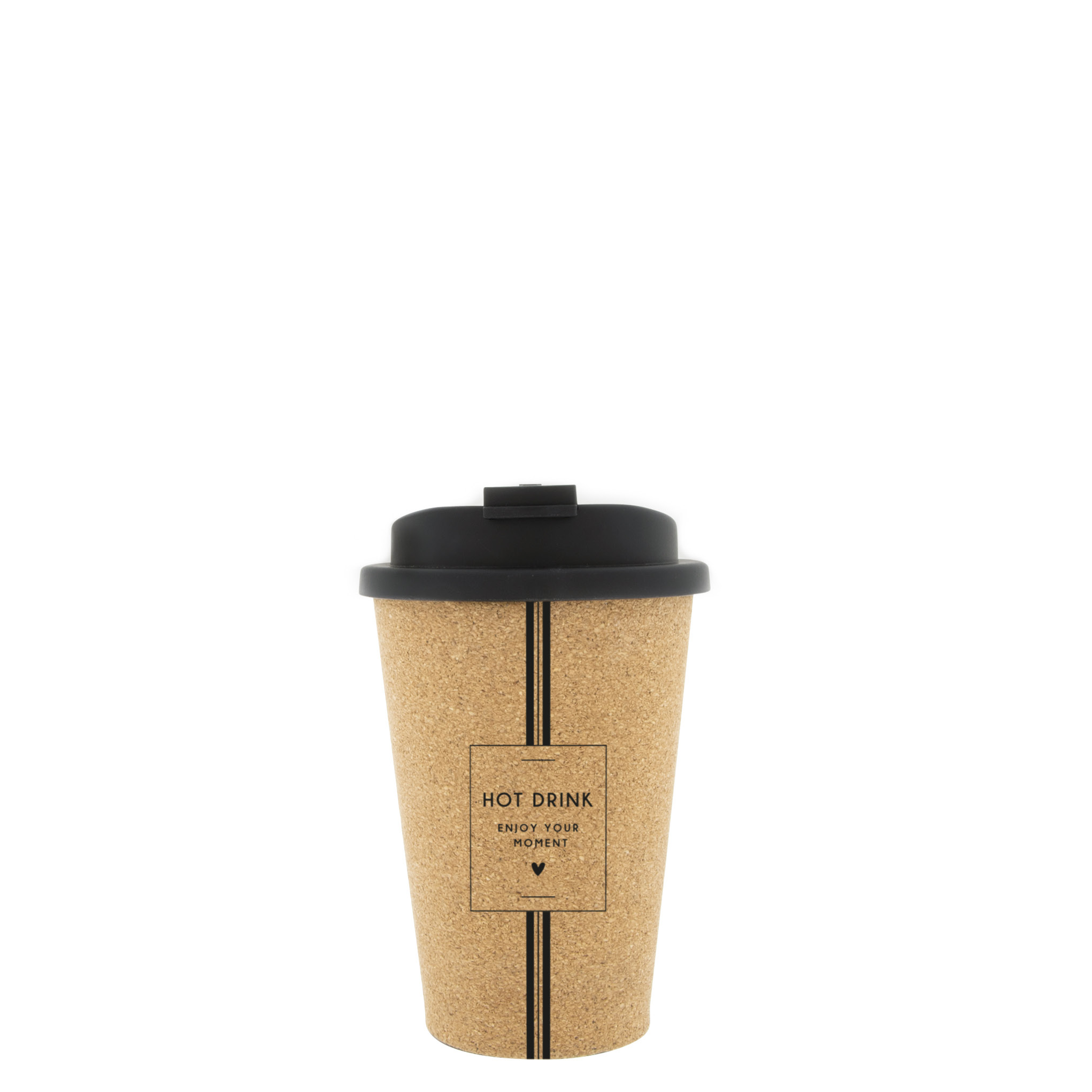 Kaffee to go Becher "Hot drink-enjoy you moment"