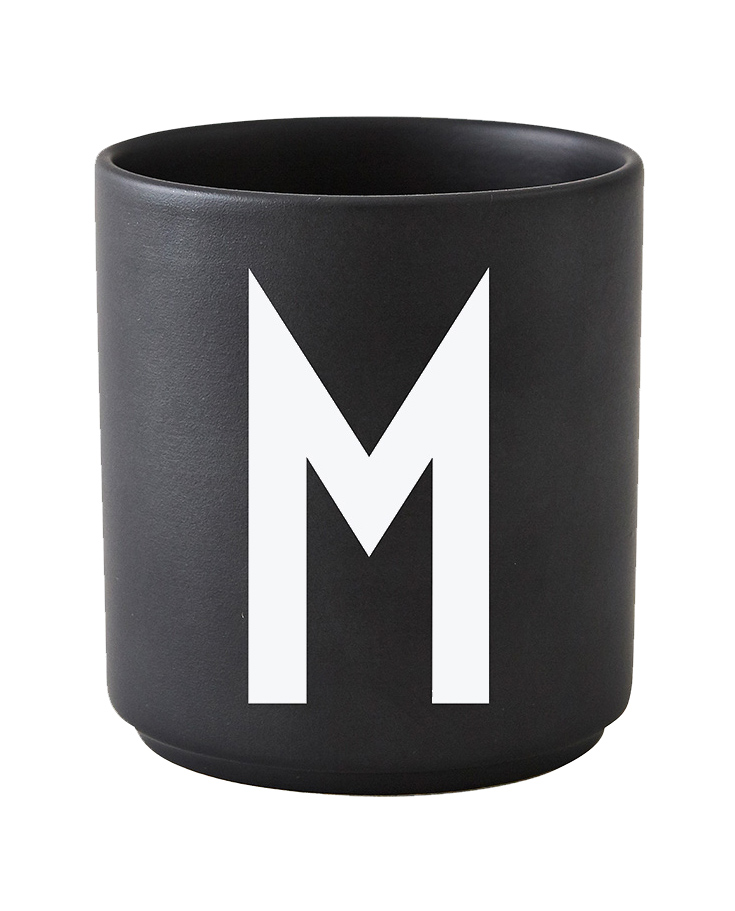 Black Cup "M" (Porzellan)