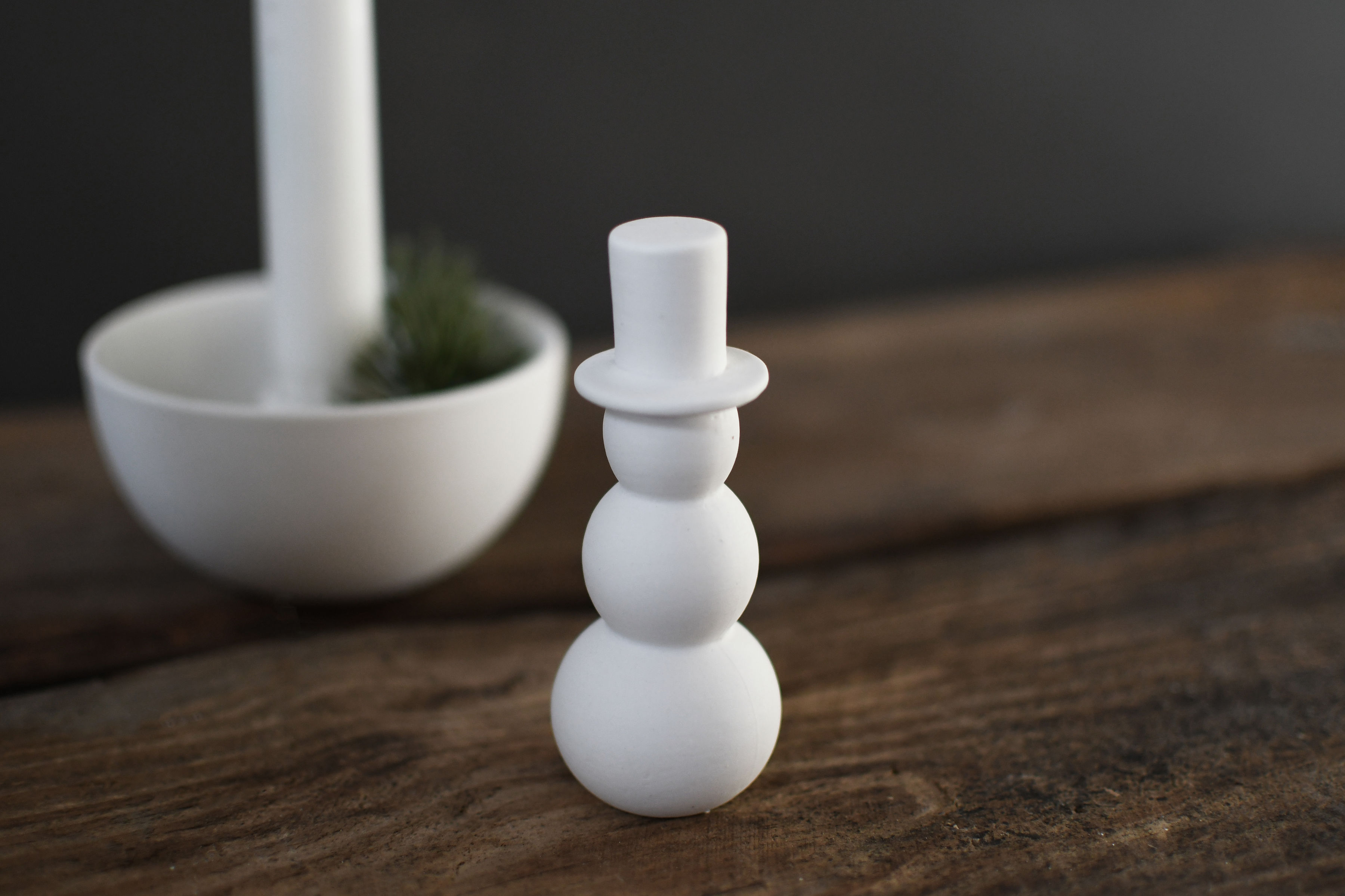 kleiner Schneemann "Folke" (weiß)
