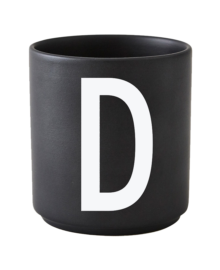 Black Cup "D" (Porzellan)